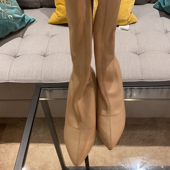 Nude knees hight heel boots - Picture 5 of 5